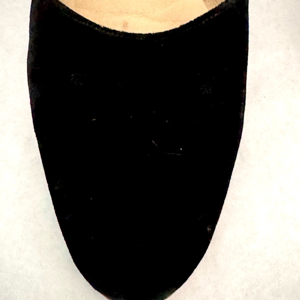 Enzo Angiolini Black Velvet Sandals - Picture 7 of 16